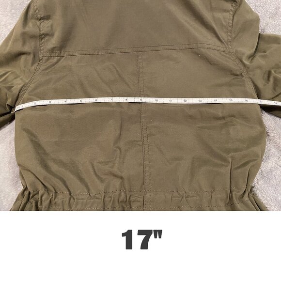 Aeropostale Olive Green Hooded Parka- Size Small - Picture 9 of 12